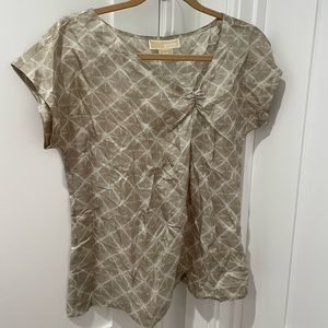 Michael kors silk shirt